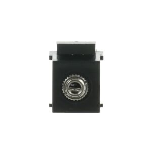 Kupplung 3,5mm Klinke Keystone Schwarz 0229/43 Busch Jaeger 2CKA000230A0483