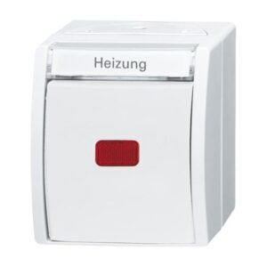 Wippkontrollschalter/Heizungsschalter Ausschaltung, 2-polig 2601/2 SKWNH-54 Busch Jaeger 2CKA001085A1623