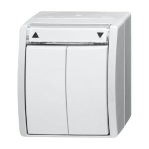 Jalousieschalter Wippschalter, 1-polig 2601/4 W-54 Busch Jaeger 2CKA001085A1625