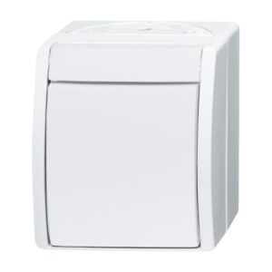 Wippschalter Ausschaltung, 2-polig 2601/2 W-54 Busch Jaeger 2CKA001085A1627