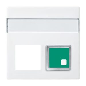 Zentralscheibe 2-fach, mit Beschriftungsfeld Busch-balance® SI 1572 CN-914 Busch Jaeger 2CKA001582A0398