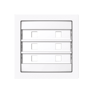 Zentralscheibe 6-fach beleuchtbar Busch-art linear® 1575 CN-44G Busch Jaeger 2CKA001582A0449