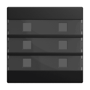 Zentralscheibe 6-fach, beleuchtbar, mit Beschriftungsfeld Busch-balance® SI 1575 CN-915 Busch Jaeger 2CKA001582A0460