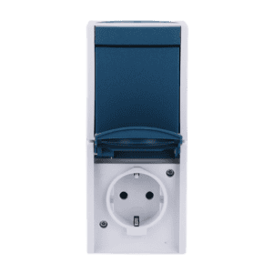Kombination SCHUKO® Steckdose, mit Wippschalter Aus- und Wechselschaltung 2601/6/20 EW-53 Busch Jaeger 2CKA001684A0316