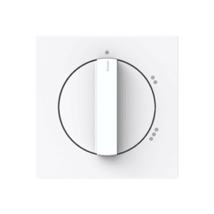 Zentralscheibe mit Aufdruck Symbol "1-2-3" für Stufenschalter, Drehknopf studioweiß - Busch-art linear® 2542 DR/02-44G Busch Jaeger 2CKA001710A4153