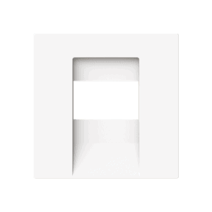 Zentralscheibe Telekommunikation 1-fach studioweiß matt - Busch-art linear® 1766-44M Busch Jaeger 2CKA001710A4163