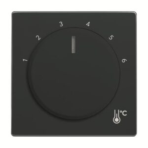 Zentralscheibe mit Aufdruck Skala 1 … 6 für Temperaturregler Drehknopf schwarz 1794 R-81 Busch Jaeger 2CKA001710A4198
