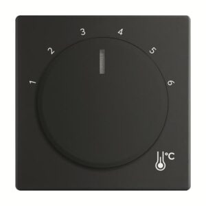 Zentralscheibe mit Aufdruck Skala 1 … 6 für Temperaturregler Drehknopf schwarz 1794 R-885 Busch Jaeger 2CKA001710A4205