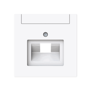 Zentralscheibe mit Beschriftungsfeld Kommunikations-Steckverbinder 1-fach studioweiß - Busch-art linear® 1803-44G Busch Jaeger 2CKA001710A4219