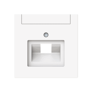 Zentralscheibe mit Beschriftungsfeld Kommunikations-Steckverbinder 1-fach studioweiß matt - Busch-art linear® 1803-44M Busch Jaeger 2CKA001710A4220