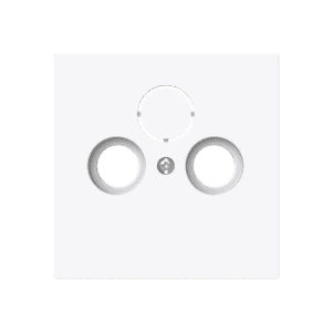 Zentralscheibe TV/ Radio/SAT 3-fach studioweiß - Busch-art linear® 1743-44G Busch Jaeger 2CKA001724A4432