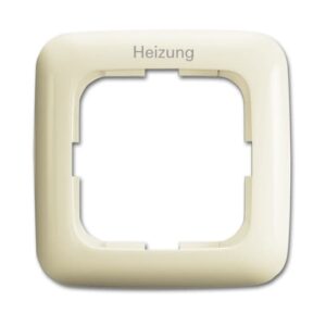 Abdeckrahmen 1-fach Rahmen mit Aufdruck "Heizung 2511 JH-212 Busch Jaeger 2CKA001725A0662