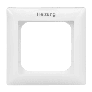Abdeckrahmen mit Aufdruck Heizung 1-fach alpinweiß - Busch-balance® SI 1721 JH-914 Busch Jaeger 2CKA001725A1557
