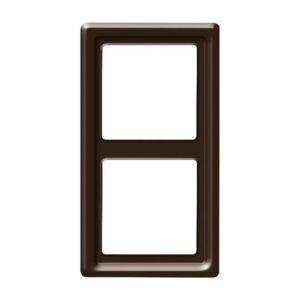 Abdeckrahmen 2-fach braun - Allwetter 44® (IP44) 2102-31 Busch Jaeger 2CKA001730A0277