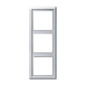 Abdeckrahmen 3-fach alusilber - Allwetter 44® (IP44) 2103-33 Busch Jaeger 2CKA001730A0280