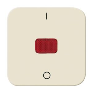 Wippe mit roter Kalotte, mit Aufdruck 2508-212 Busch Jaeger 2CKA001731A0249