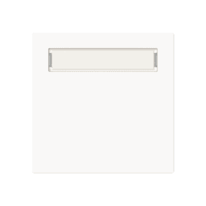 Wippe mit Beschriftungsfeld für Schalter/Taster, Einzeltaster studioweiß matt - Busch-art linear® 1764 N-44M Busch Jaeger 2CKA001731A4022