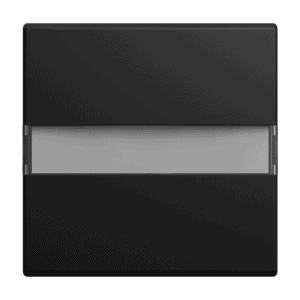 Wippe mit Beschriftungsfeld für Schalter/Taster, einteilige Wippe schwarz matt - Busch-balance® SI 2510 NLI-915 Busch Jaeger 2CKA001731A4046