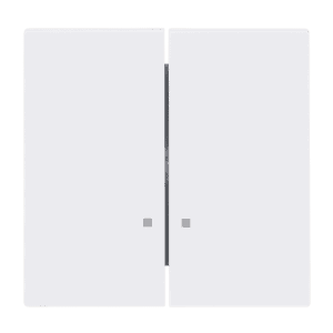Wippe mit kleiner transparenter Kalotte für Schalter/Taster, zweiteilige Wippe studioweiß - Busch-art linear® 1785 K-44G Busch Jaeger 2CKA001751A3305