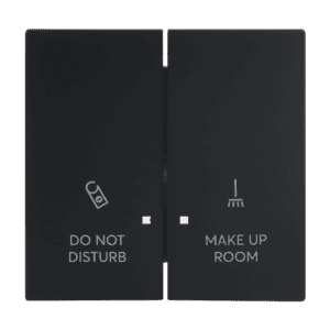Zentralscheibe mit Aufdruck DO NOT DISTRUB MAKE UP ROOM Zimmereinheit 1785/11 K-45M Busch Jaeger 2CKA001751A3312