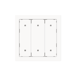 Wippe für Elektroniktaster 3-fach mit transparenten Kalotten Busch-art linear® 2570-30-44M Busch Jaeger 2CKA001751A3330