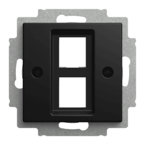 Zentralscheibe mit Tragring 2-fach, Modular-Jack Busch-balance® SI 2561-02-915 Busch Jaeger 2CKA001753A0242