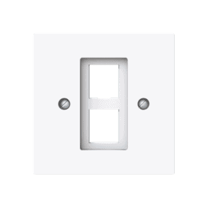 Zentralscheibe mit Tragring Modular-Jack 2-fach Busch-art linear® 2561-02-44G Busch Jaeger 2CKA001753A9926