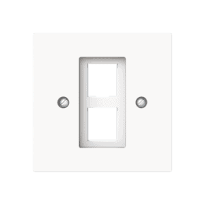 Zentralscheibe mit Tragring Modular-Jack 2-fach Busch-art linear® 2561-02-44M Busch Jaeger 2CKA001753A9927