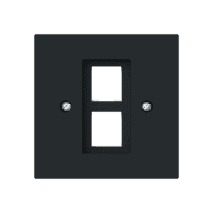 Zentralscheibe mit Tragring Modular-Jack 2-fach Busch-art linear® 2561-02-45M Busch Jaeger 2CKA001753A9929