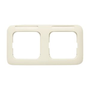 Abdeckrahmen mit Sichtfenster, waagerecht 2-fach weiß - Busch-Duro 2000® SI 1732 NS-212 Busch Jaeger 2CKA001754A2213