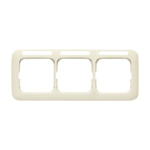 Abdeckrahmen mit Sichtfenster, waagerecht 3-fach weiß - Busch-Duro 2000® SI 1733 NS-212 Busch Jaeger 2CKA001754A3716