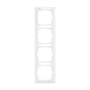Abdeckrahmen mit Sichtfenster, senkrecht 4-fach alpinweiß - Reflex SI Linear 1724 NSKA-214 Busch Jaeger 2CKA001754A4063