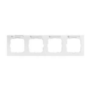 Abdeckrahmen mit Sichtfenster, waagerecht 4-fach alpinweiß - Reflex SI Linear 1734 NSKA-214 Busch Jaeger 2CKA001754A4064