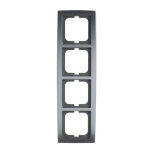 Abdeckrahmen 4-fach chrom matt - solo® 1724-80 Busch Jaeger 2CKA001754A4107