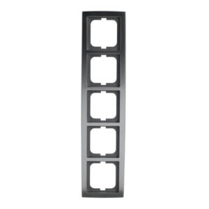 Abdeckrahmen 5-fach chrom matt - solo® 1725-80 Busch Jaeger 2CKA001754A4108