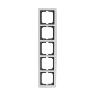 Abdeckrahmen 5-fach studioweiß - solo® 1725-84 Busch Jaeger 2CKA001754A4113