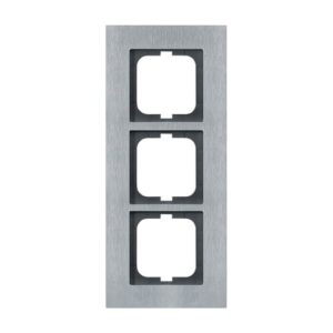 Abdeckrahmen 3-fach edelstahl - carat® 1723-860 Busch Jaeger 2CKA001754A4256