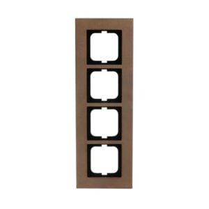Abdeckrahmen 4-fach bronze - carat® 1724-821 Busch Jaeger 2CKA001754A4261