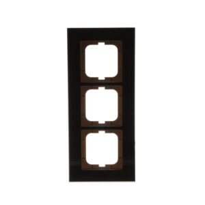 Abdeckrahmen 3-fach Glas schwarz - carat® 1723-825 Busch Jaeger 2CKA001754A4324