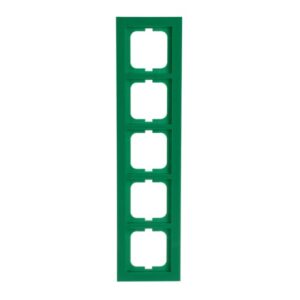 Abdeckrahmen 5-fach grün - Busch-axcent® 1725-286 Busch Jaeger 2CKA001754A4351