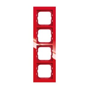 Abdeckrahmen 4-fach rot - Busch-axcent® 1724-287 Busch Jaeger 2CKA001754A4352