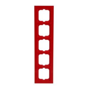 Abdeckrahmen 5-fach rot - Busch-axcent® 1725-287 Busch Jaeger 2CKA001754A4353