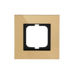 Abdeckrahmen 1-fach gold - carat® 1721-823-101 Busch Jaeger 2CKA001754A4356