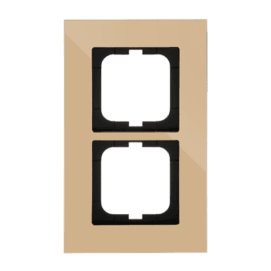 Abdeckrahmen 2-fach gold - carat® 1722-823-101 Busch Jaeger 2CKA001754A4357