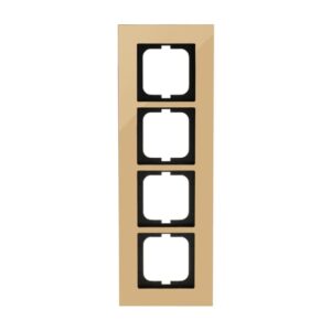 Abdeckrahmen 4-fach gold - carat® 1724-823-101 Busch Jaeger 2CKA001754A4359