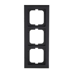 Abdeckrahmen 3-fach schwarz - Busch-axcent® 1723-281 Busch Jaeger 2CKA001754A4411