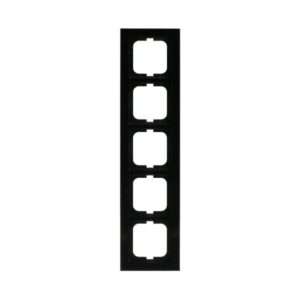 Abdeckrahmen 5-fach schwarz - Busch-axcent® 1725-281 Busch Jaeger 2CKA001754A4413
