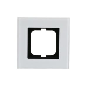 Abdeckrahmen 1-fach weißglas - carat® 1721-811 Busch Jaeger 2CKA001754A4442