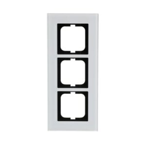 Abdeckrahmen 3-fach weißglas - carat® 1723-811 Busch Jaeger 2CKA001754A4444