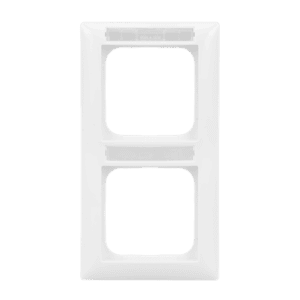 Abdeckrahmen mit Sichtfenster, senkrecht 2-fach alpinweiß - Busch-balance® SI 1722 NS-914 Busch Jaeger 2CKA001754A4552